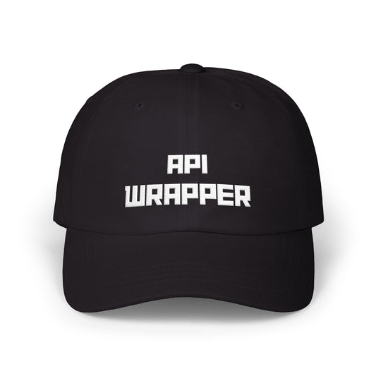 API Wrapper Classic Dad Cap - Stylish Black Hat for Programmers