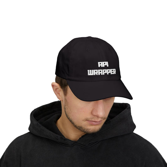 API Wrapper Classic Dad Cap - Stylish Black Hat for Programmers