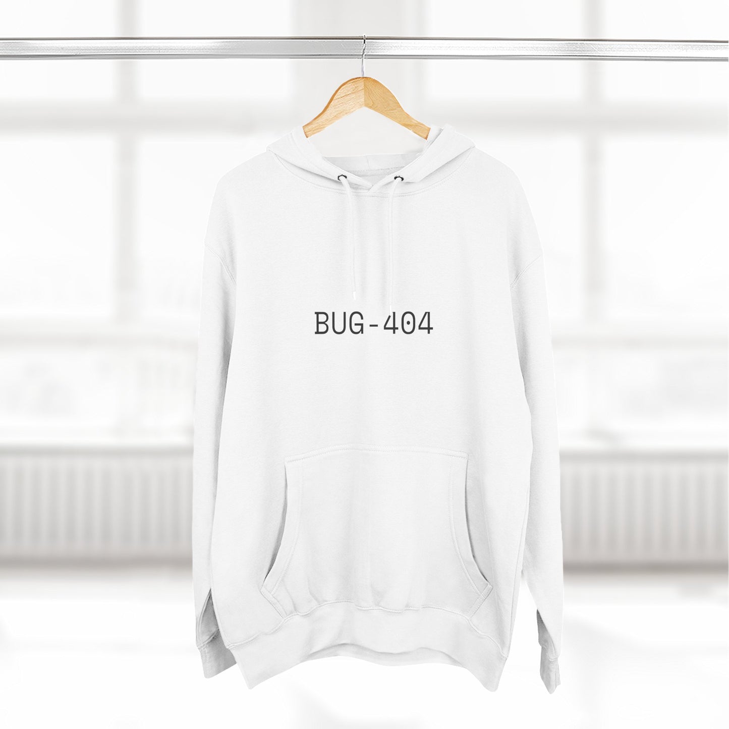 Tech-Inspired Three-Panel Hoodie - Unique Coding & Bug Theme