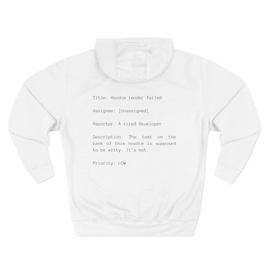 Tech-Inspired Three-Panel Hoodie - Unique Coding & Bug Theme