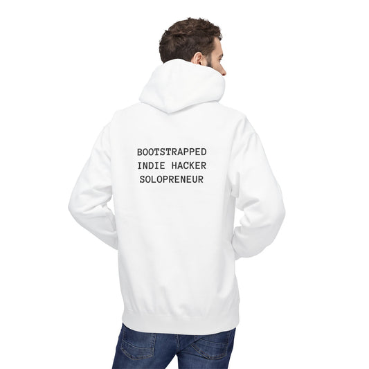 Entrepreneur Motivational Hoodie - Build in Public, Panic in Private